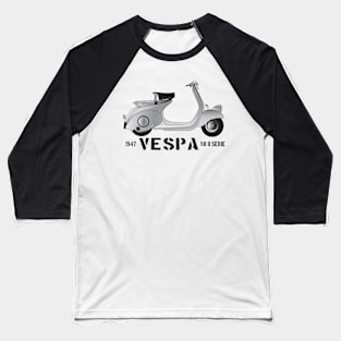 1947 Vespa 98 II Serie Baseball T-Shirt